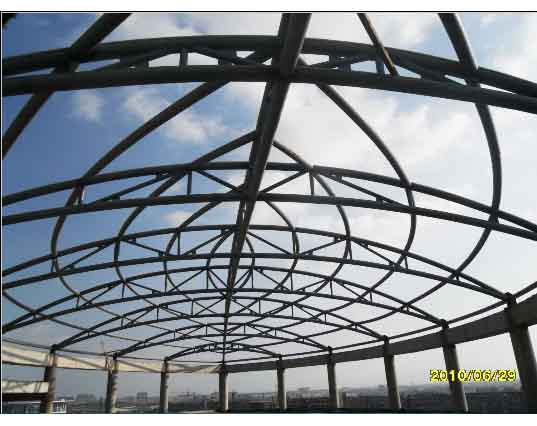 宣城中煤朔州宾馆管桁架工程